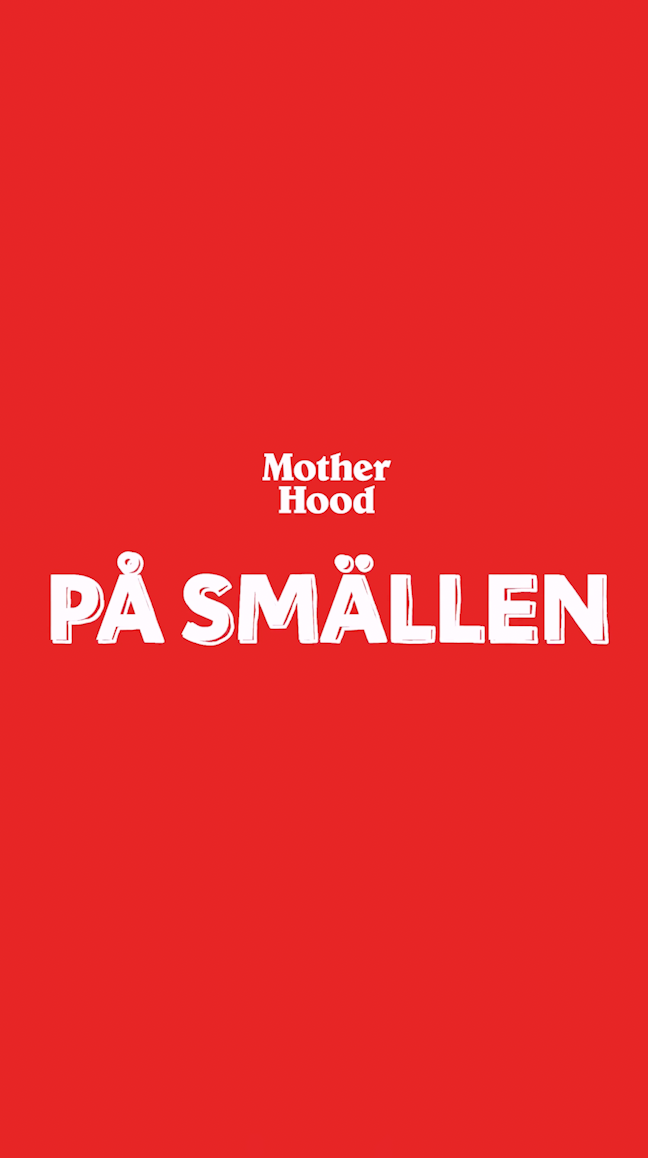 På smällen